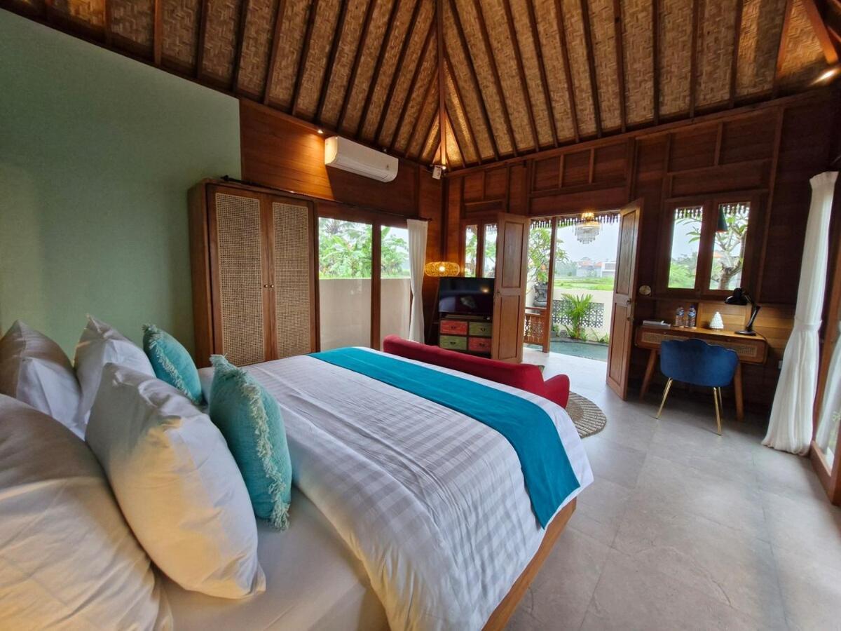 1Br Mayflower Ubud Villa W Pool & Ricefield View Exterior photo